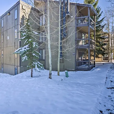 Modern Breck Condo Quarter Mi To Peak 8 Ski Lift!